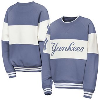 Youth Outerstuff Blue New York Yankees Ultimate Pastels On Base Sweatshirt