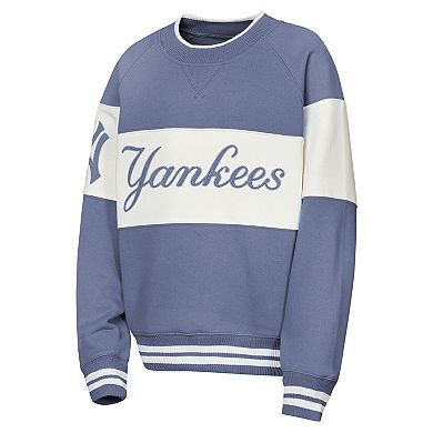 Youth Outerstuff Blue New York Yankees Ultimate Pastels On Base Sweatshirt