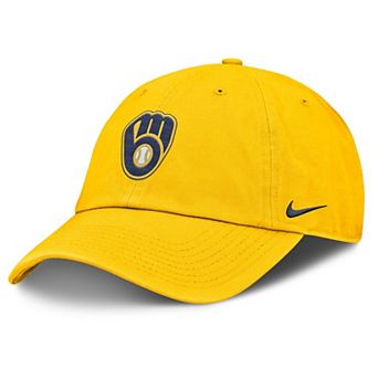 Men's Nike Gold Milwaukee Brewers Club Adjustable Hat
