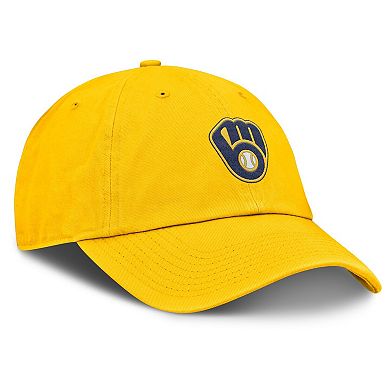 Men's Nike Gold Milwaukee Brewers Club Adjustable Hat