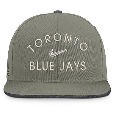 Men's Nike Olive Toronto Blue Jays Pro Dri-FIT Snapback Hat