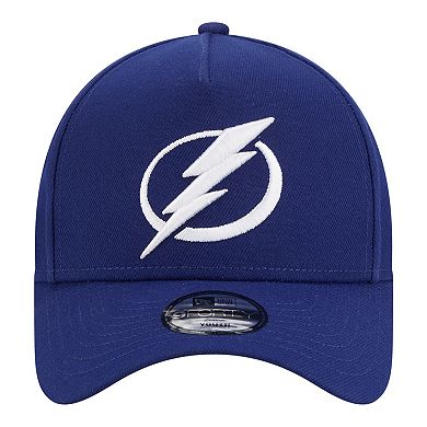 Youth New Era Blue Tampa Bay Lightning 9FORTY A-Frame Adjustable Hat