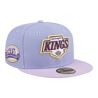 Men's New Era Light Purple/Purple Los Angeles Kings Lavender Bloom 59FIFTY Fitted Hat