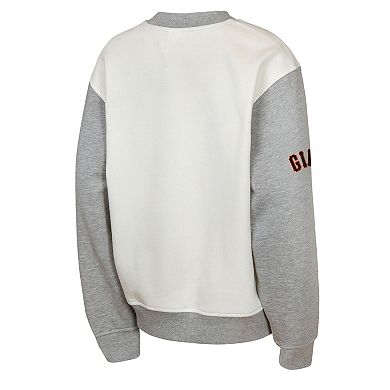 Youth Outerstuff Cream/Gray San Francisco Giants Big League Power Hit Fleece Sweatshirt