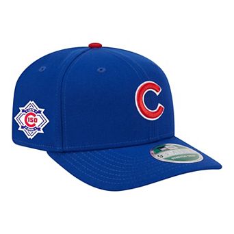 Men's New Era Royal Chicago Cubs 150th Anniversary 9SEVENTY Adjustable Hat