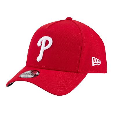 Youth New Era Red Philadelphia Phillies 9FORTY A-Frame Adjustable Hat