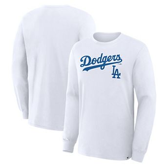 Men's Fanatics White Los Angeles Dodgers Lock-Up Legacy Long Sleeve T-Shirt