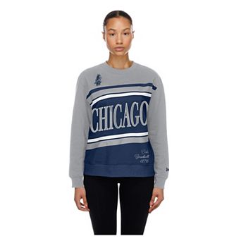 Women's New Era Royal/Gray Chicago Cubs Gameday Fleece Sweatshirt