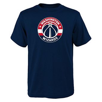 Youth Outerstuff Navy Washington Wizards Primary Logo T-Shirt
