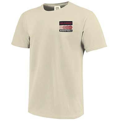 Men's Cream Oklahoma Sooners Basketball Staredown Comfort Colors