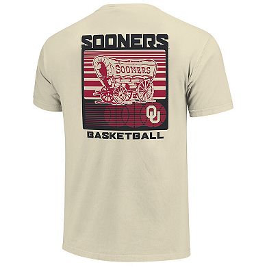 Men's Cream Oklahoma Sooners Basketball Staredown Comfort Colors