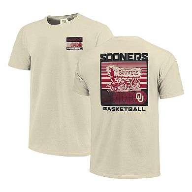Men's Cream Oklahoma Sooners Basketball Staredown Comfort Colors