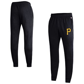 Men's Champion Black Pittsburgh Pirates Powerblend Joggers