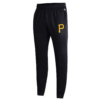 Men's Champion Black Pittsburgh Pirates Powerblend Joggers