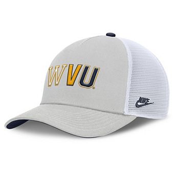 Unisex Nike Gray West Virginia Mountaineers 2026 Basketball Refresh 5-Panel Rise Trucker Hat