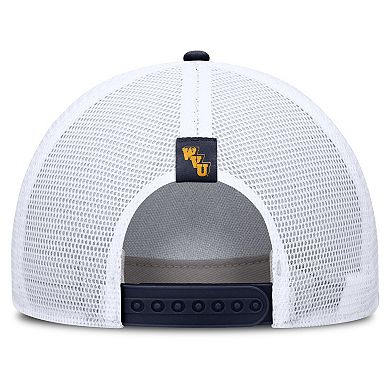 Unisex Nike Gray West Virginia Mountaineers 2026 Basketball Refresh 5-Panel Rise Trucker Hat