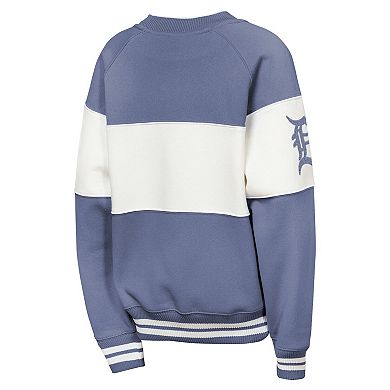 Youth Outerstuff Blue Detroit Tigers Ultimate Pastels On Base Sweatshirt