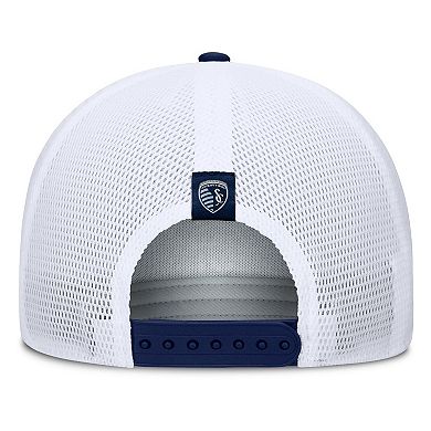 Men's Fanatics Gray Sporting Kansas City Knuckle Trucker Adjustable Hat