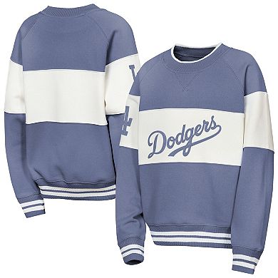 Youth Outerstuff Blue Los Angeles Dodgers Ultimate Pastels On Base Sweatshirt
