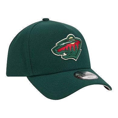 Youth New Era Green Minnesota Wild 9FORTY A-Frame Adjustable Hat