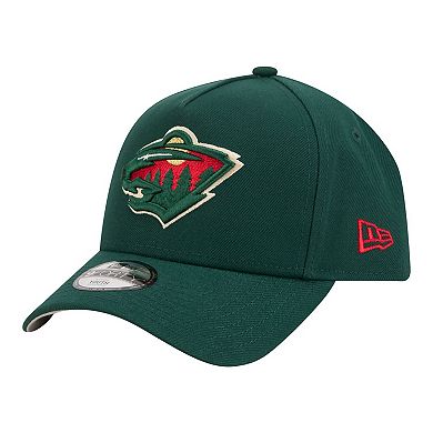 Youth New Era Green Minnesota Wild 9FORTY A-Frame Adjustable Hat