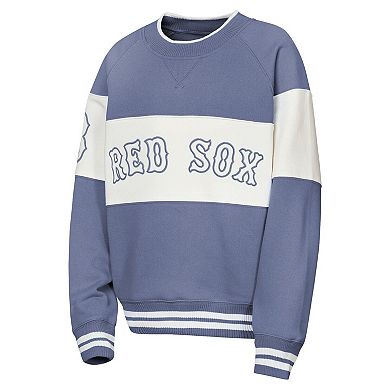 Youth Outerstuff Blue Boston Red Sox Ultimate Pastels On Base Sweatshirt