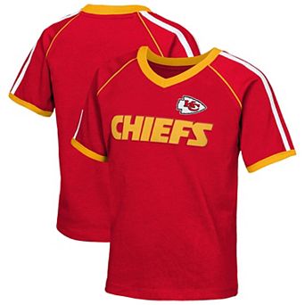 Girls Youth Outerstuff Red Kansas City Chiefs Score Breaker Soccer T-Shirt
