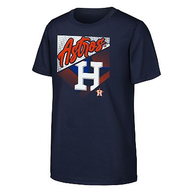 Youth Outerstuff Navy Houston Astros Prime Plate T-Shirt