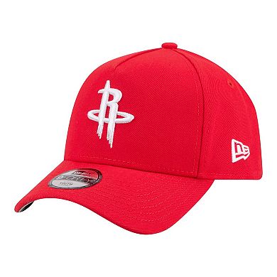 Youth New Era Red Houston Rockets 9FORTY A-Frame Adjustable Hat