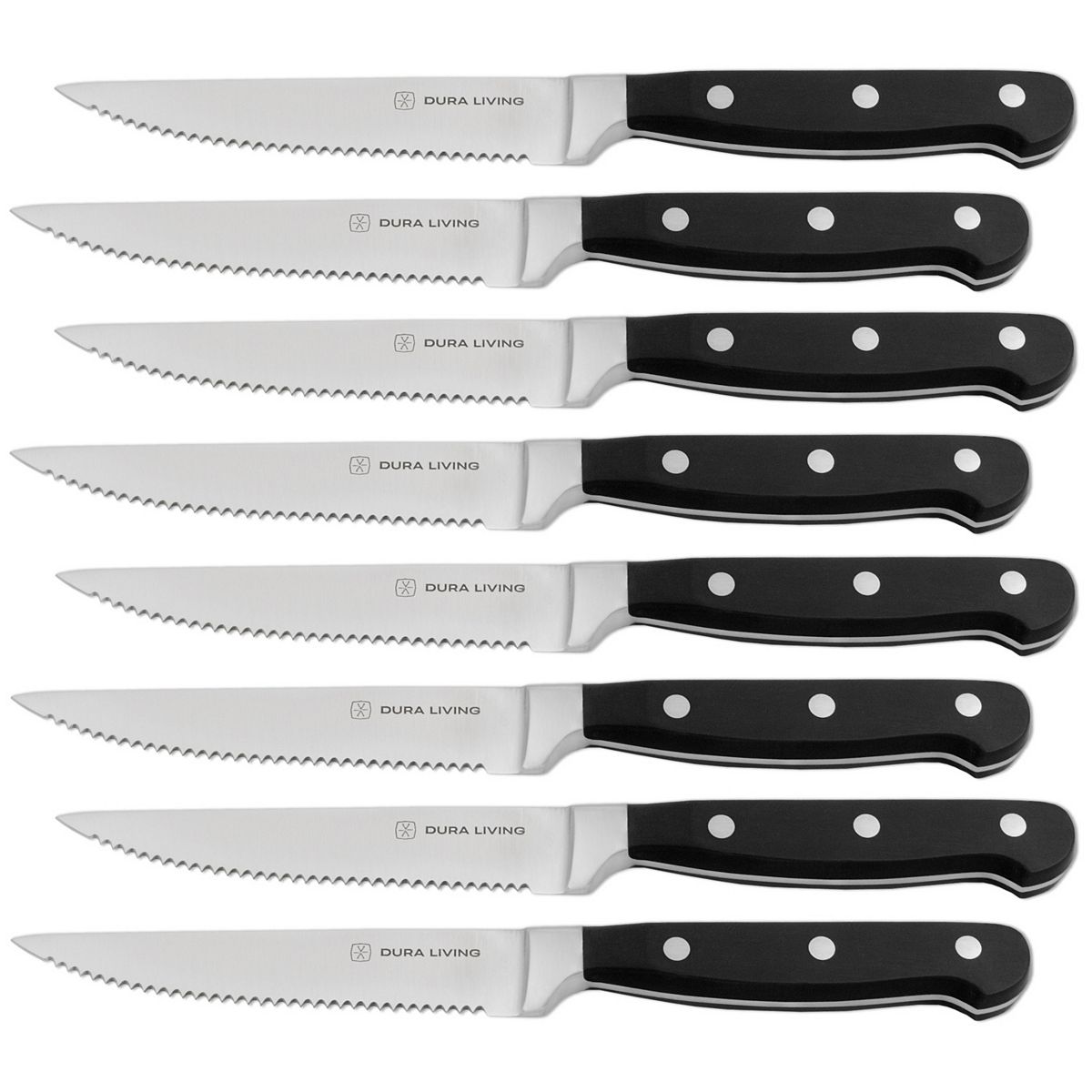 Dura Living Superior Steak Knife Set - Black, 4 PC