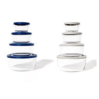 Dura Living™ 16 pc Round Nesting Glass Storage Set