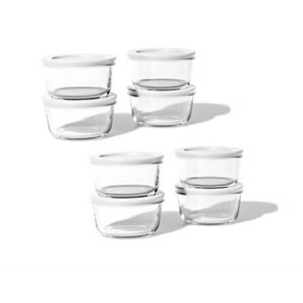 Dura Living™ 16 pc 7oz Glass Food Round Storage Set