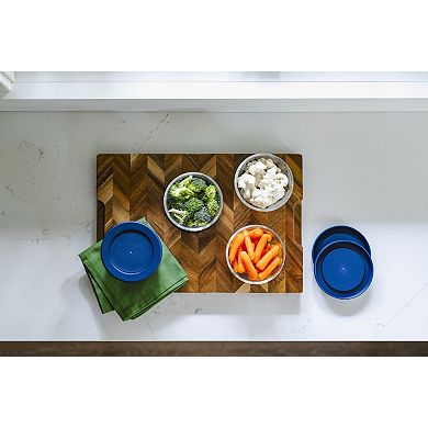 Dura Living™ 8-Piece, 7oz Glass Food Round Storage Set