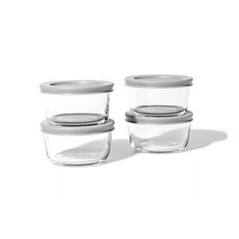 Dura Living™ 8 pc 7oz Glass Food Round Storage Set