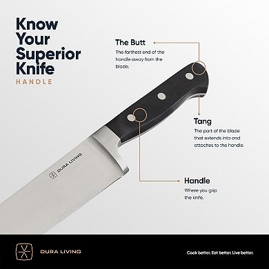 Dura Living Superior 7" Santoku Knife