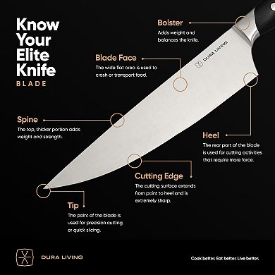 Dura Living Elite 2-Piece Kitchen Knife Set