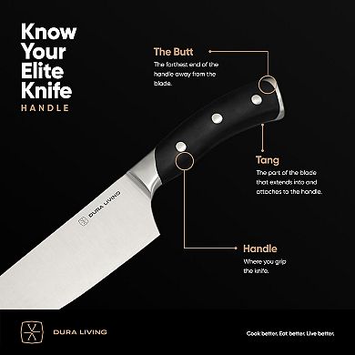 Dura Living Elite 2-Piece Kitchen Knife Set
