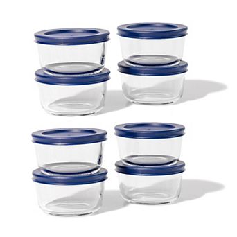 Dura Living™ 16 pc 1 cup Glass Food Round Storage Set
