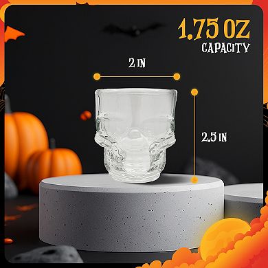 Dura Living™ Halloween Skull Shot Glasses