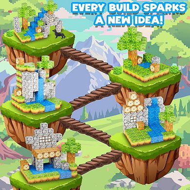 Contixo Magnetic Blocks Building Cubes Game, Sensory Toys 145 Pieces for Kids Learning & Creative