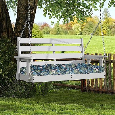Outdoor Bench Cushion, 60x20x4 Inch, Waterproof Tufted Loveseat