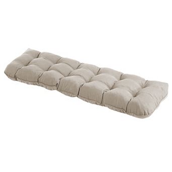 Outdoor Bench Cushion, 60x20x4 Inch, Waterproof Tufted Loveseat Cushion for Indoor/Outdoor Garden