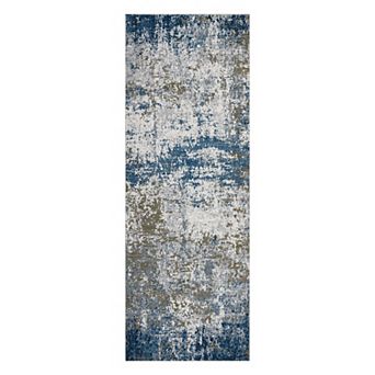 Abstract Area Rug Non Slip Foldable Vacuum Clean Non Shedding Floor Cover for Living Room Playroom