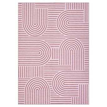 Modern Washable Area Rug Non Slip Stain Resistant Vacuum Clean Ultra Thin Carpet for Bedroom