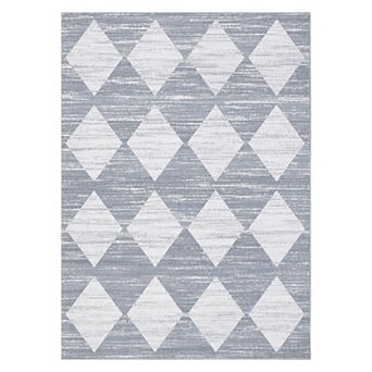 Modern Area Rug Non Slip Vacuum Clean Ultra Thin Stain Resistant Carpet for Bedroom Dining Room