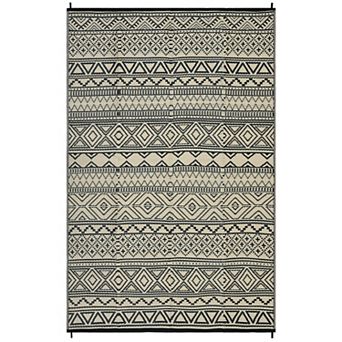 Boho Washable Outdoor Area Rug Stain Resistant UV Resistant Pet Friendly Mat for Beach Vacation