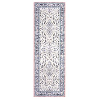 Vintage Area Rug Machine Washable Non Slip Non Shedding Stain Resistant Carpet for Bedroom Kitchen