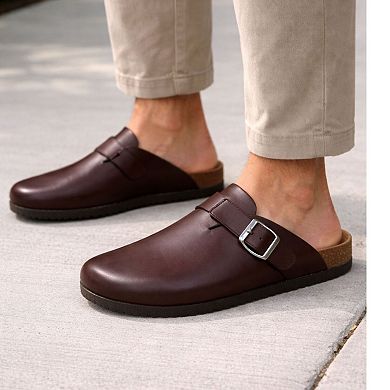 ADOLFO Closed -Toe Buckle comfort clog sandal