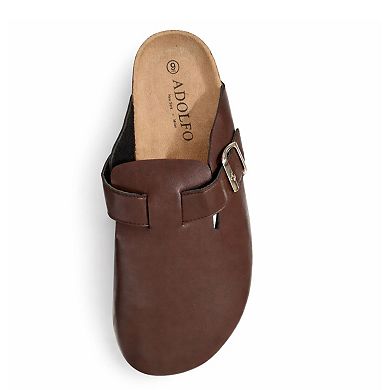 ADOLFO Closed -Toe Buckle comfort clog sandal