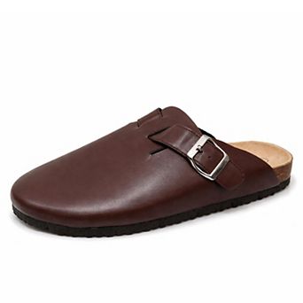 ADOLFO Closed -Toe Buckle comfort clog sandal